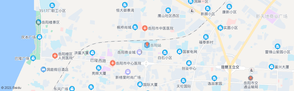 岳阳岳阳乐园_公交站地图_岳阳公交_妙搜公交查询2024