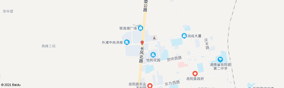 岳阳岳荣路口_公交站地图_岳阳公交_妙搜公交查询2024