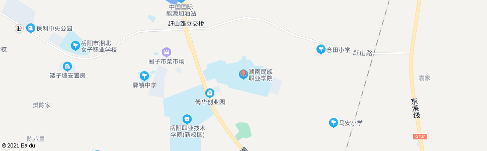 岳阳民族学院_公交站地图_岳阳公交_妙搜公交查询2024