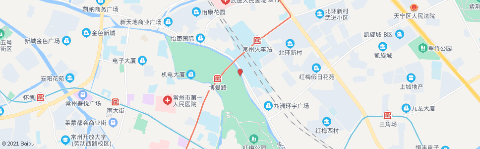 常州新丰东桥(火车站)_公交站地图_常州公交_妙搜公交查询2024