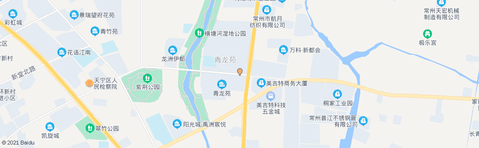 常州青洋路竹林路_公交站地图_常州公交_妙搜公交查询2024