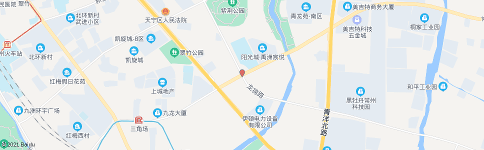 常州龙锦路青龙路_公交站地图_常州公交_妙搜公交查询2024