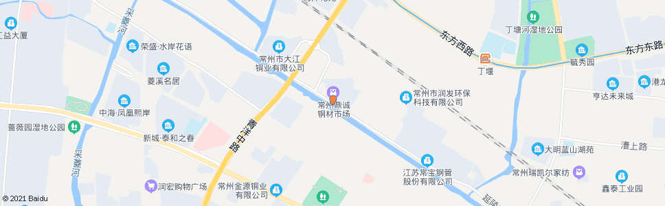 常州鼎成钢材市场_公交站地图_常州公交_妙搜公交查询2024