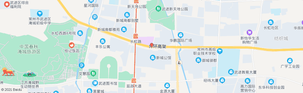 常州长虹路梅园路_公交站地图_常州公交_妙搜公交查询2024