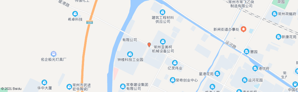 常州樱花路星港路(西界河桥东)_公交站地图_常州公交_妙搜公交查询2024