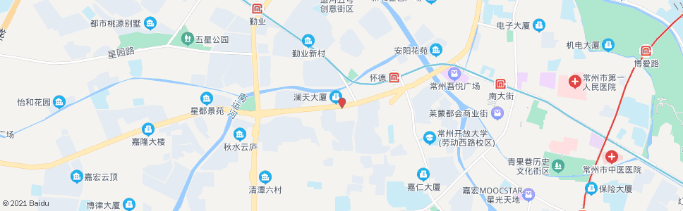 常州会馆浜桥_公交站地图_常州公交_妙搜公交查询2024