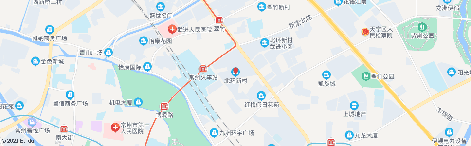 常州北环新村_公交站地图_常州公交_妙搜公交查询2024