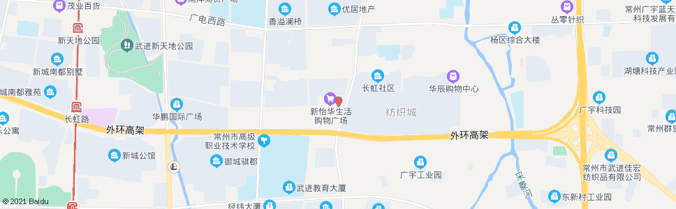 常州虹北路丽华路(新时代家俱广场)_公交站地图_常州公交_妙搜公交查询2024