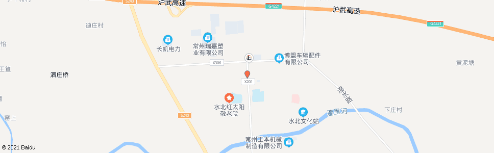 常州水北新街_公交站地图_常州公交_妙搜公交查询2024
