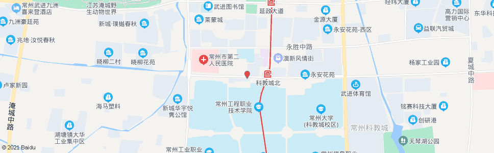 常州工程学院(滆湖路花园街西)_公交站地图_常州公交_妙搜公交查询2024