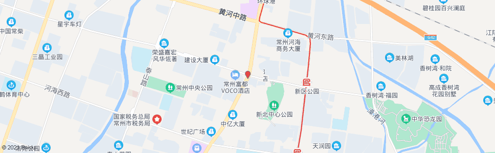 常州凤凰大酒店(西)_公交站地图_常州公交_妙搜公交查询2024