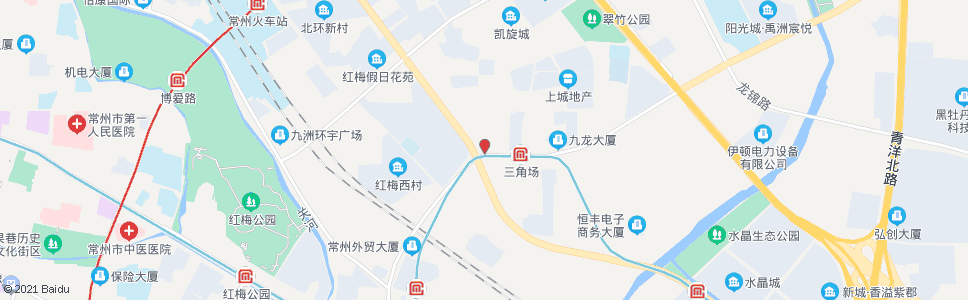 常州九龙小商品市场_公交站地图_常州公交_妙搜公交查询2024