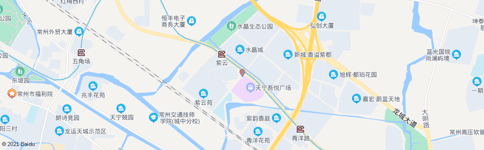 常州紫云居_公交站地图_常州公交_妙搜公交查询2024