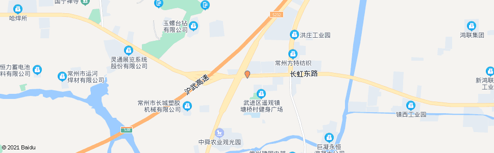 常州长虹路232省道_公交站地图_常州公交_妙搜公交查询2024