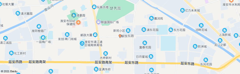 淮安新奥燃气_公交站地图_淮安公交_妙搜公交查询2024