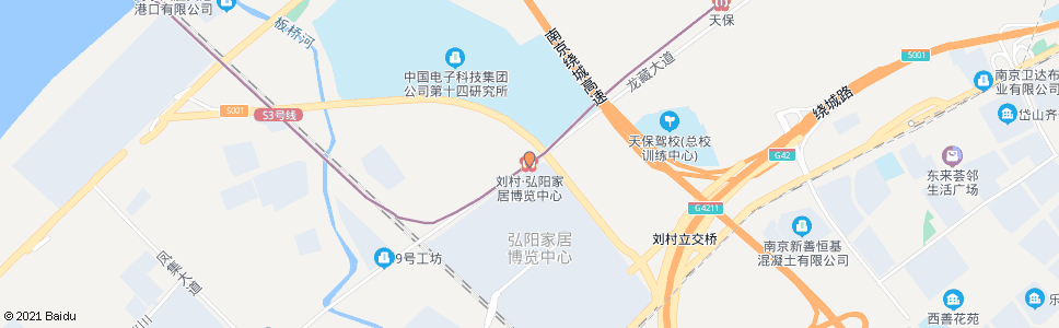 南京刘村_公交站地图_南京公交_妙搜公交查询2024