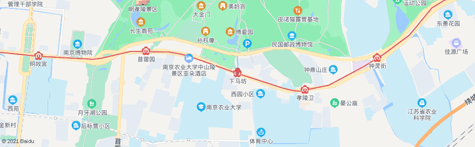 南京下马坊_公交站地图_南京公交_妙搜公交查询2024