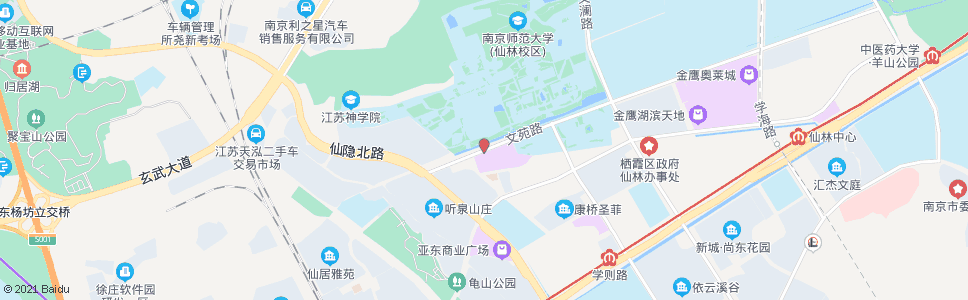 南京文苑路西_公交站地图_南京公交_妙搜公交查询2024
