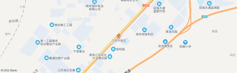 南京六合开发区_公交站地图_南京公交_妙搜公交查询2024