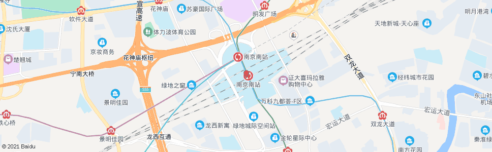 南京鸿堰南路_公交站地图_南京公交_妙搜公交查询2024