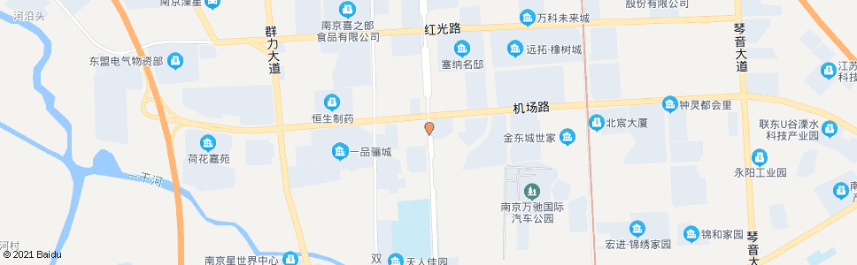 南京机场路口_公交站地图_南京公交_妙搜公交查询2024