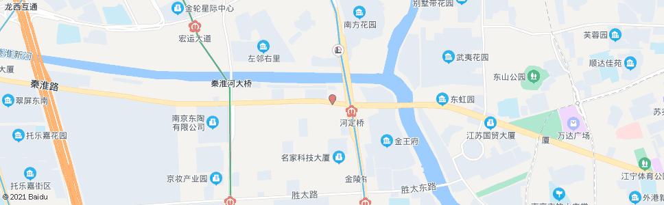 南京河定桥西_公交站地图_南京公交_妙搜公交查询2024