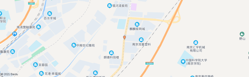 南京麒麟工业园_公交站地图_南京公交_妙搜公交查询2024