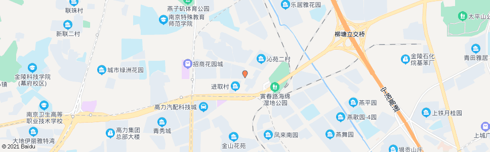 南京化纤新村_公交站地图_南京公交_妙搜公交查询2024