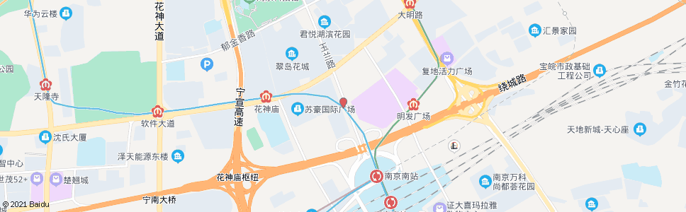 南京丁墙路玉兰路_公交站地图_南京公交_妙搜公交查询2024