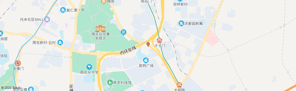南京卡子门大街西_公交站地图_南京公交_妙搜公交查询2024
