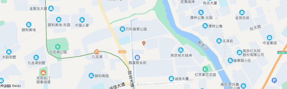 南京殷华街北_公交站地图_南京公交_妙搜公交查询2024