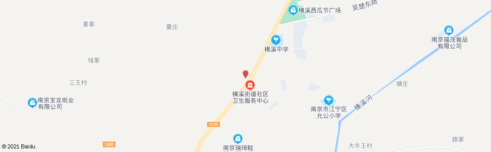 南京谷村_公交站地图_南京公交_妙搜公交查询2024