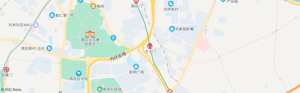 南京卡子门_公交站地图_南京公交_妙搜公交查询2024