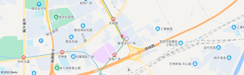 南京双龙街_公交站地图_南京公交_妙搜公交查询2024