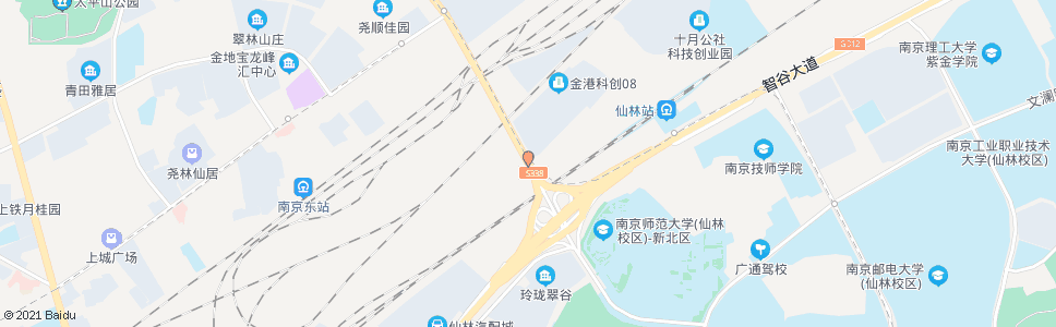 南京仙新路科创路_公交站地图_南京公交_妙搜公交查询2024