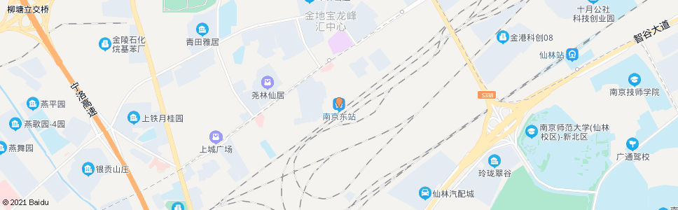 南京麒麟门东_公交站地图_南京公交_妙搜公交查询2024