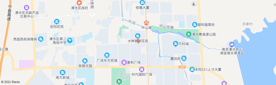 南京水岸康城_公交站地图_南京公交_妙搜公交查询2024