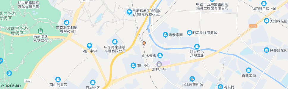 南京浦村_公交站地图_南京公交_妙搜公交查询2024