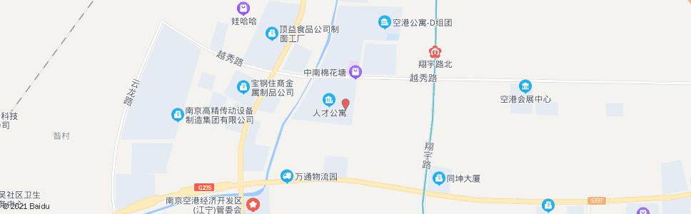 南京空港青年公寓_公交站地图_南京公交_妙搜公交查询2024