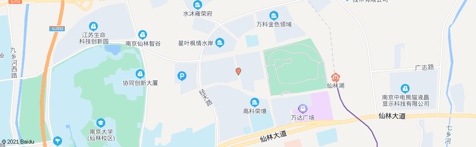 南京学森路广志路_公交站地图_南京公交_妙搜公交查询2024