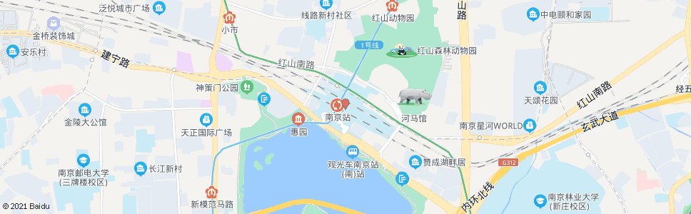 南京二徐_公交站地图_南京公交_妙搜公交查询2024
