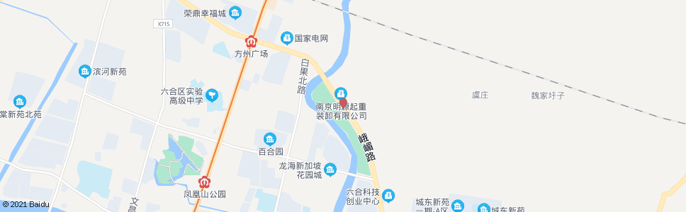 南京红星村_公交站地图_南京公交_妙搜公交查询2024