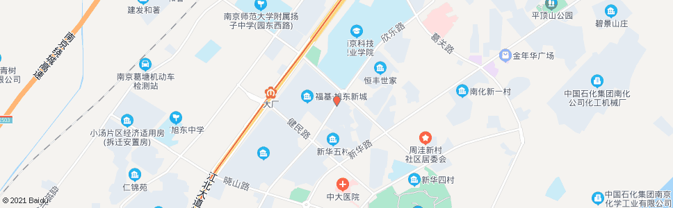 南京草芳路园西路_公交站地图_南京公交_妙搜公交查询2024