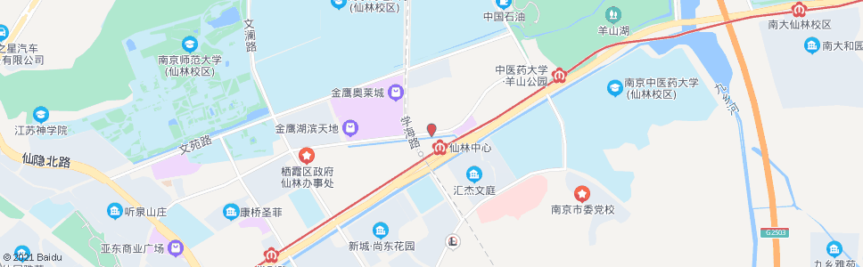 南京仙林中心站(西)_公交站地图_南京公交_妙搜公交查询2024