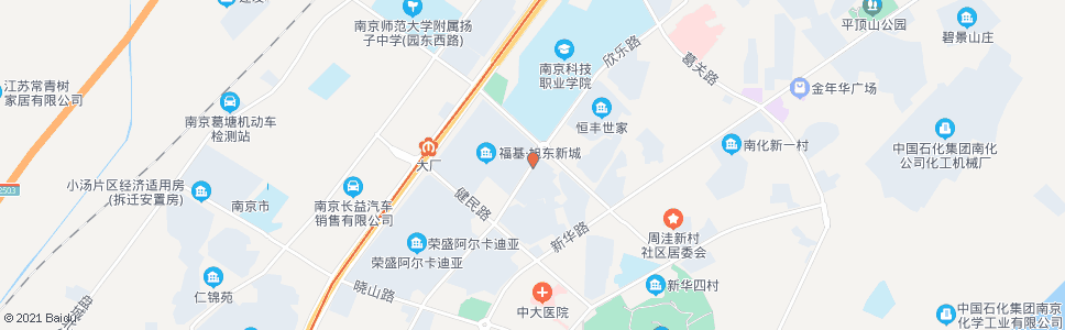 南京芳草路园西路_公交站地图_南京公交_妙搜公交查询2024