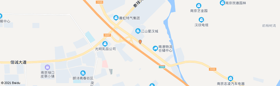 南京星汉城_公交站地图_南京公交_妙搜公交查询2024