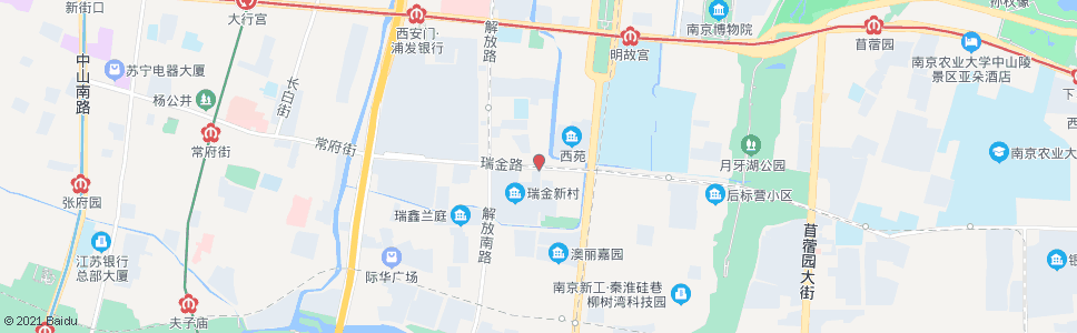 南京瑞金路_公交站地图_南京公交_妙搜公交查询2024