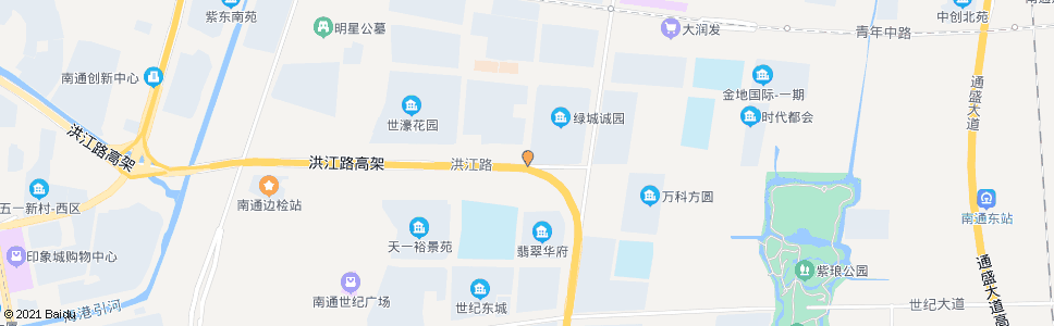 南通盘香沟路洪江路口_公交站地图_南通公交_妙搜公交查询2024