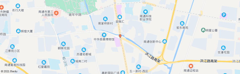 南通工农路虹桥路口_公交站地图_南通公交_妙搜公交查询2025