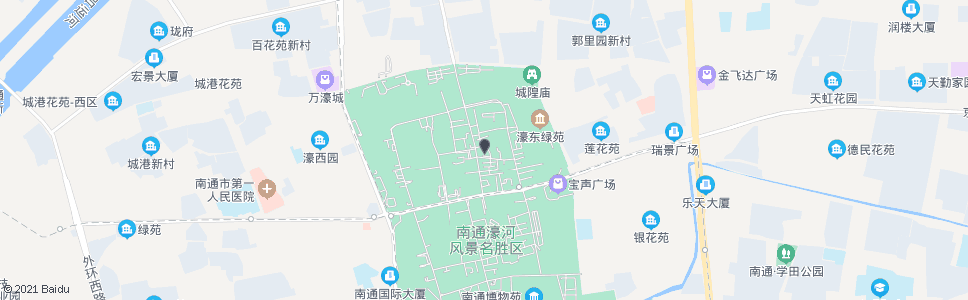 南通中医院_公交站地图_南通公交_妙搜公交查询2024